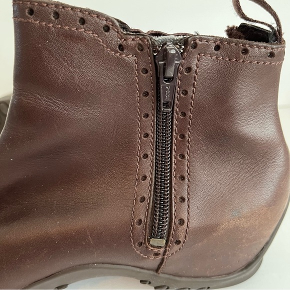 Merrell Plaza Mid Deep Mahogany Waterproof Brown Boots Size 8 - Picture 7 of 12